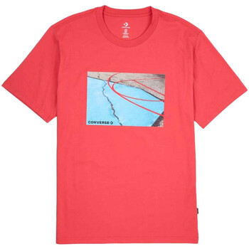 textil Hombre Tops y Camisetas Converse  Rojo