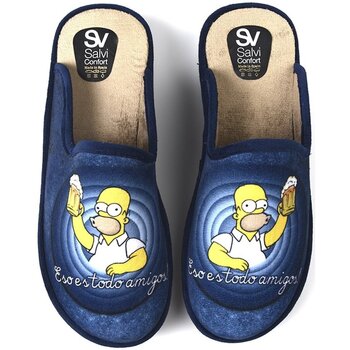 Salvi Zapatillas de Casa  Simpsons Amigos 09T418 Marino Azul
