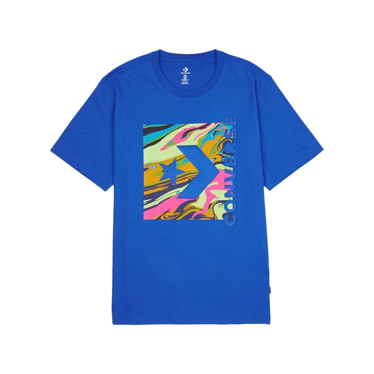 textil Hombre Tops y Camisetas Converse  Azul