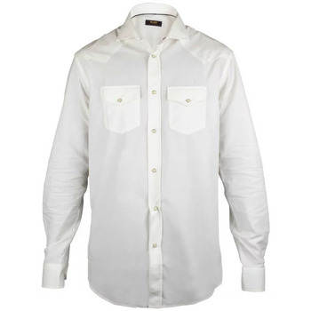 textil Hombre Camisas manga larga Moorer  Blanco