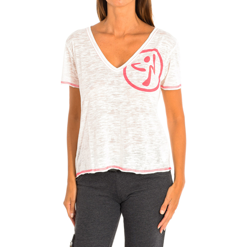 textil Mujer Tops y Camisetas Zumba Z1T00434-BLANCO Blanco