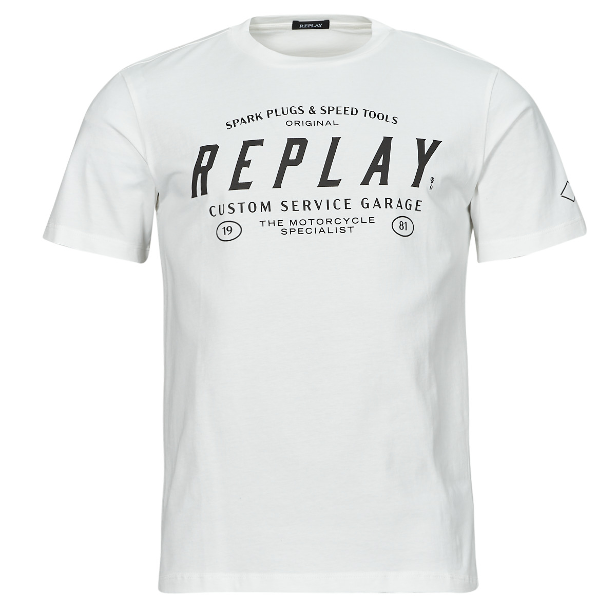 textil Hombre Camisetas manga corta Replay M6840-000-2660 Blanco