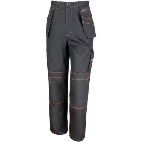 textil Hombre Pantalones Work-Guard By Result Lite X Negro