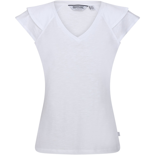 textil Mujer Camisetas manga larga Regatta Ferra Blanco