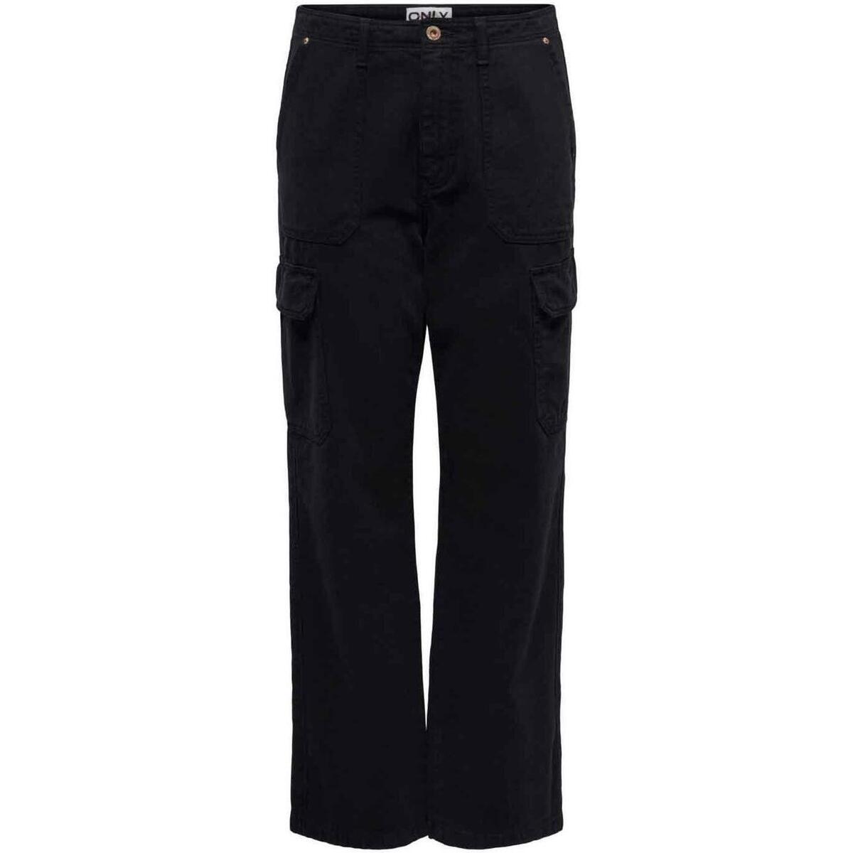 textil Mujer Pantalones Only ONLMALFY CARGO PANT PNT Negro