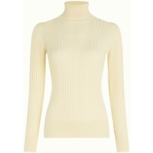 textil Mujer Jerséis King Louie JERSEY RIB ROLLNECK  MUJER Beige