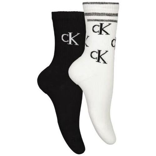 Accesorios Mujer Calcetines Calvin Klein Jeans CALCETINES 2P SCATTERED  MUJER 