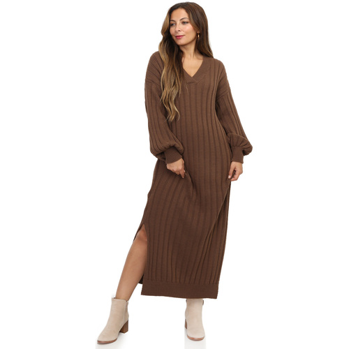 textil Mujer Vestidos La Modeuse 69138_P161168 Marrón