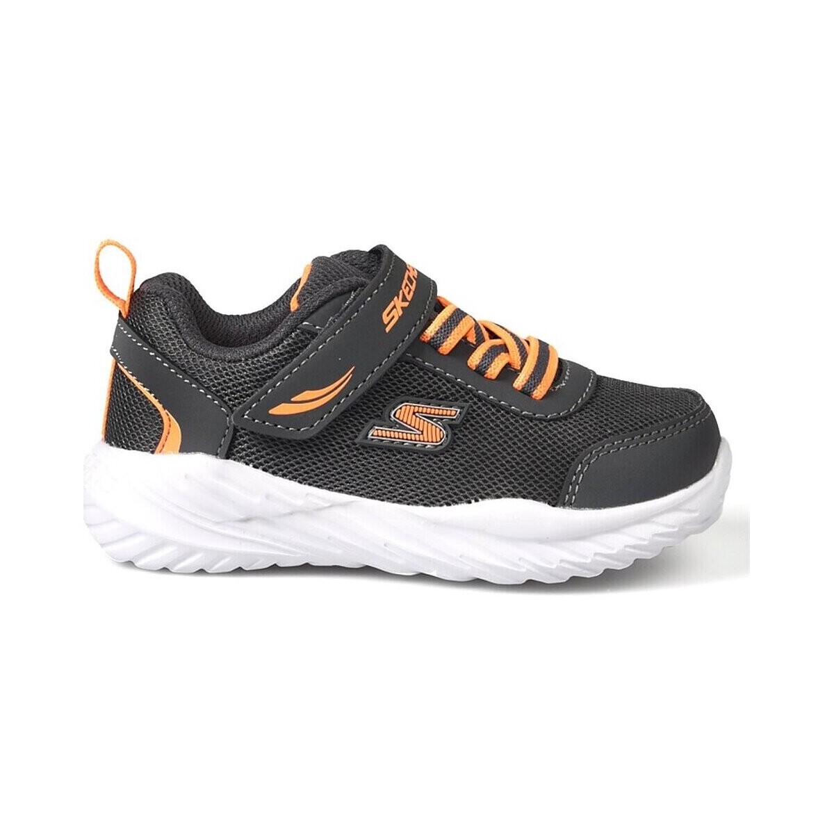 Zapatos Niños Derbie & Richelieu Skechers Zapatillas  Nitro Sprint 407308 Naranja Gris