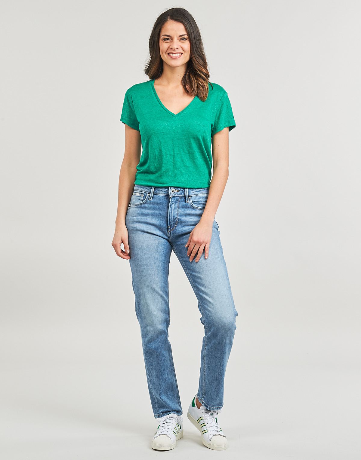 textil Mujer Vaqueros rectos Pepe jeans STRAIGHT JEANS HW Jean