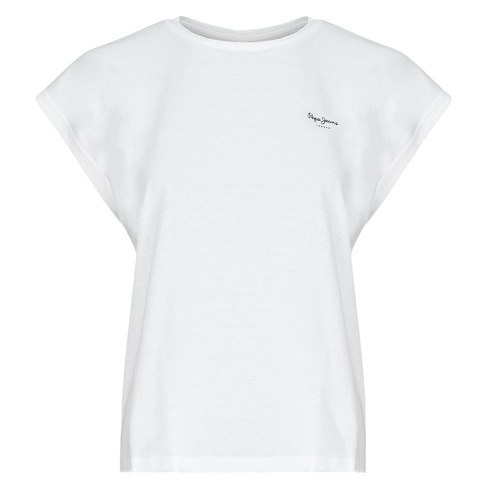 textil Mujer Camisetas manga corta Pepe jeans BLOOM Blanco