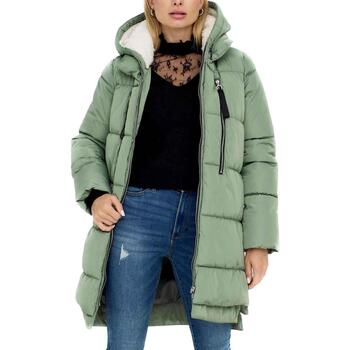 textil Mujer Abrigos Only ONLNEWNORA LONG PUFFER COAT LIFE Verde