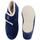 Zapatos Mujer Pantuflas Escoolers E120-10 BOTÍN VELCRO COPO NIEVE FORRO LANA MUJER Azul