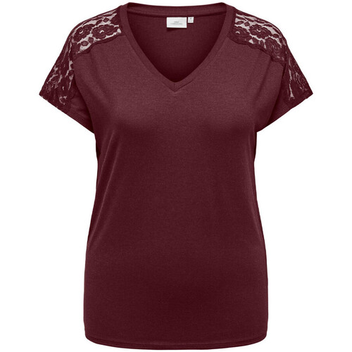textil Mujer Tops y Camisetas Only Carmakoma  Rojo