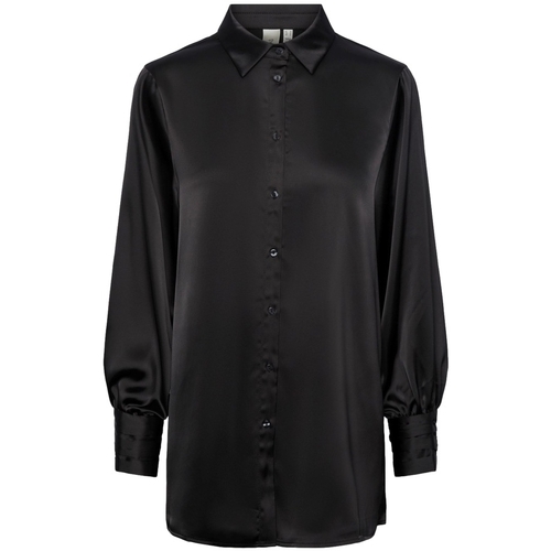 textil Mujer Tops / Blusas Y.a.s YAS Noos Pella Shirt L/S - Black Negro