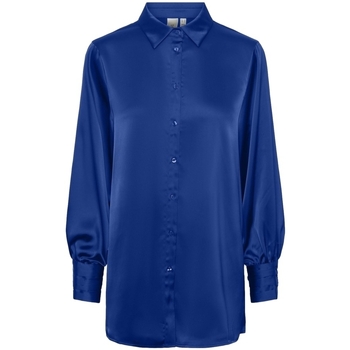 textil Mujer Tops / Blusas Y.a.s YAS Noos Pella Shirt L/S - Surf The Web Azul