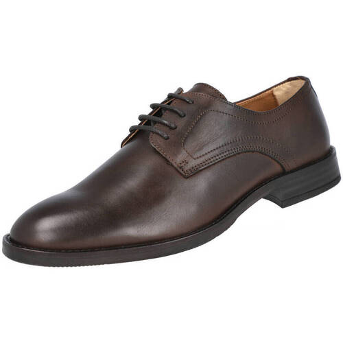 Zapatos Hombre Derbie & Richelieu L&R Shoes MDE2182-1 Marrón