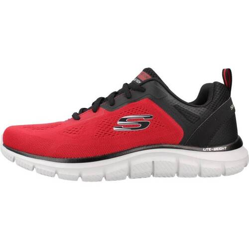 Zapatos Hombre Deportivas Moda Skechers TRACK Rojo