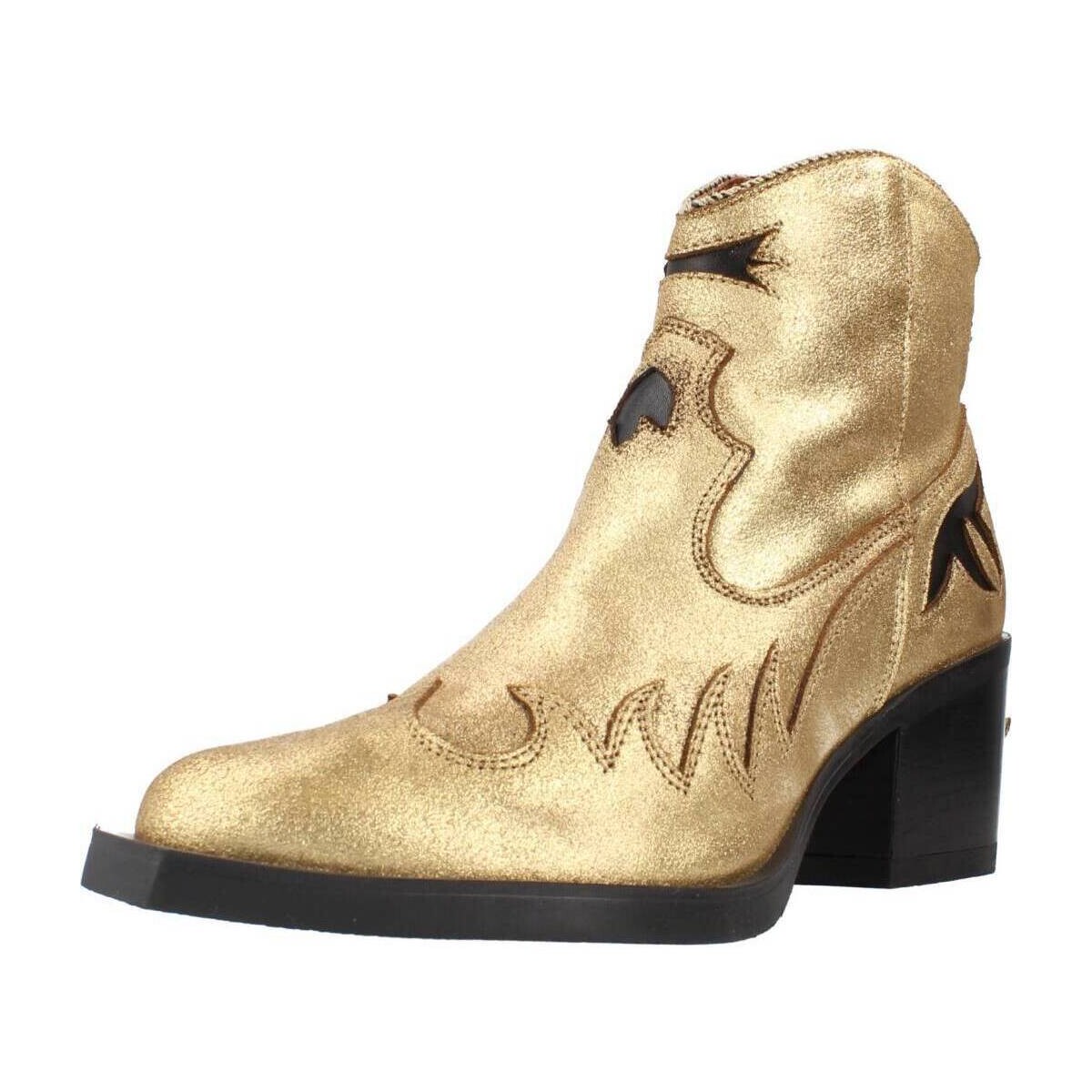 Zapatos Mujer Botines Nemonic 2353N Oro