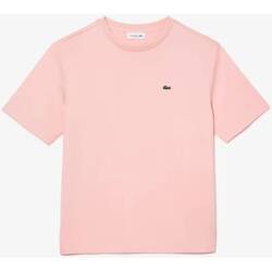textil Mujer Camisas Lacoste TEE-SHIRT Rosa