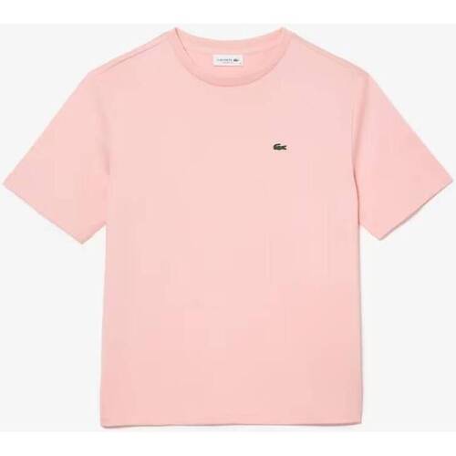 textil Mujer Camisas Lacoste TEE-SHIRT Rosa