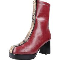 Zapatos Mujer Botines Noa Harmon 9537N Rojo