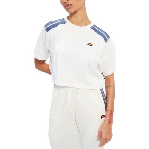 textil Mujer Camisas Ellesse IVA CROPPED T-SHIRT Blanco