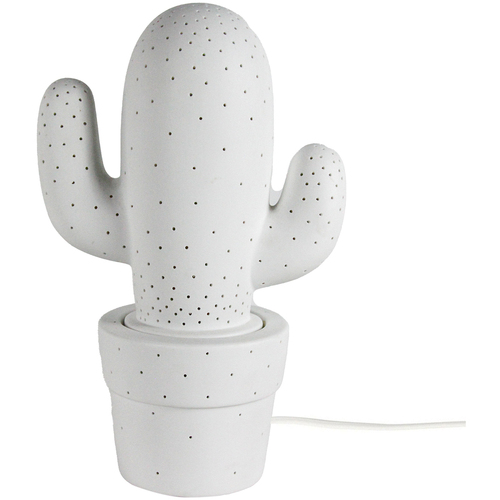 Casa Lámparas de mesa Signes Grimalt Lámpara cactus sobremesa Blanco