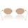 Relojes & Joyas Mujer Gafas de sol Miu Miu Occhiali da Sole Miu Miu MU04ZS 14240D Blanco
