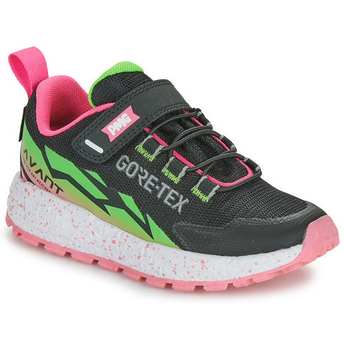 Zapatos Niña Zapatillas bajas Primigi B&G STORM GTX Negro / Rosa / Verde
