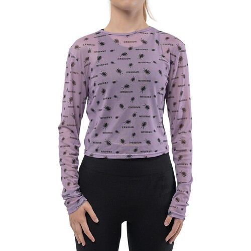 textil Mujer Camisetas manga larga Beetlejuice HE1669 Violeta