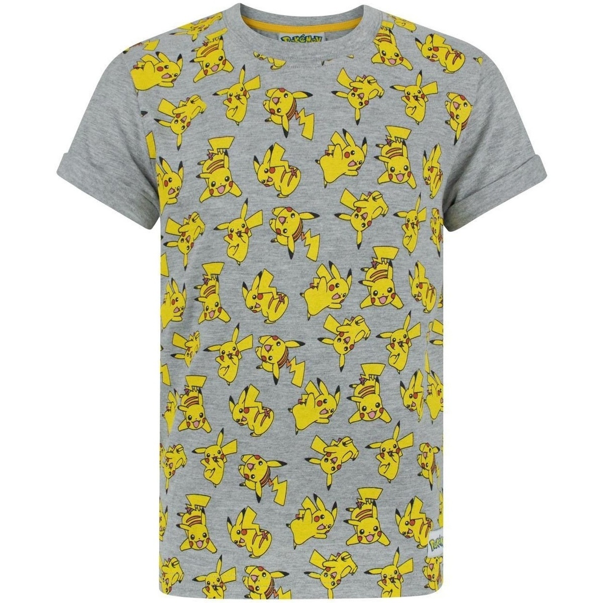 textil Niño Camisetas manga corta Pokemon NS303 Gris