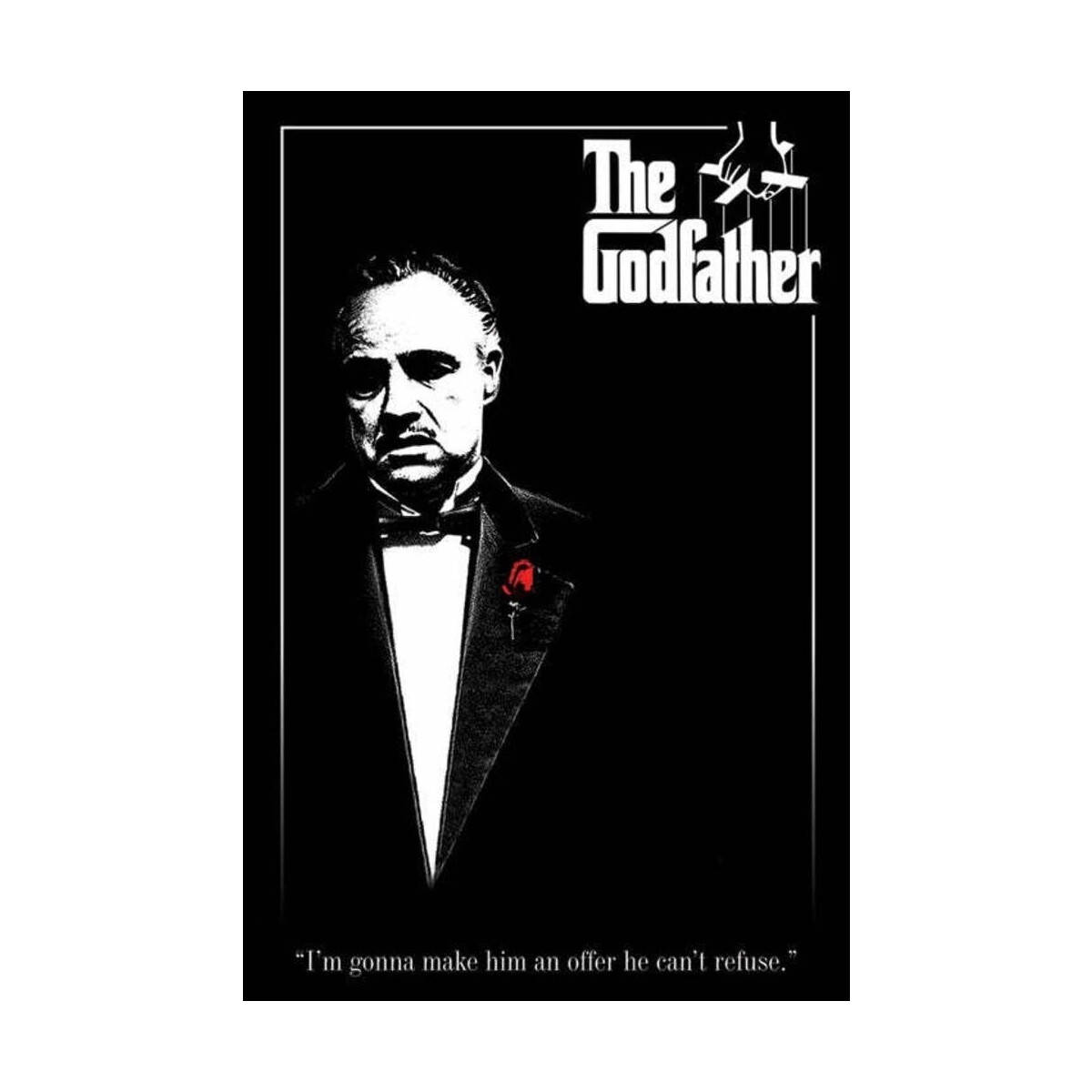 Casa Afiches / posters The Godfather PM2974 Negro