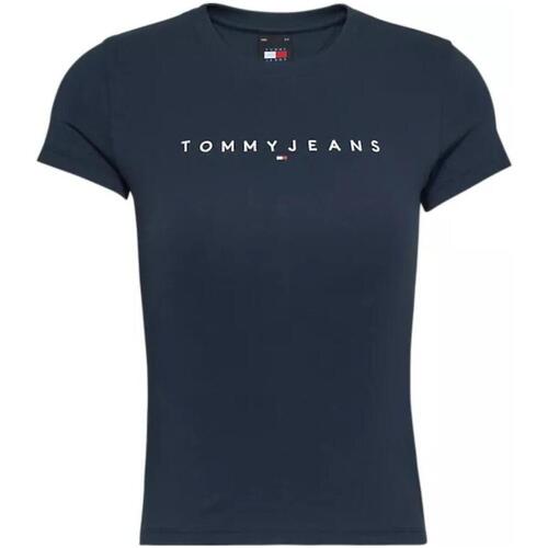 textil Mujer Camisetas manga corta Tommy Hilfiger DW0DW17361-C1G Azul