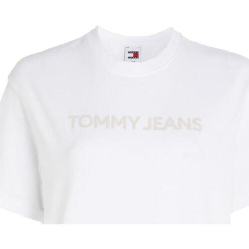textil Mujer Camisetas manga corta Tommy Hilfiger DW0DW17363-YBR Blanco