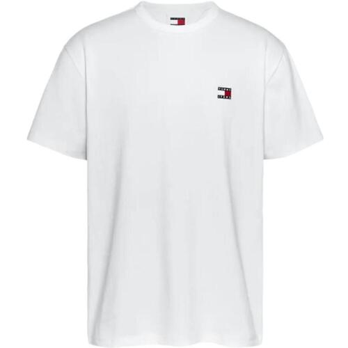 textil Hombre Camisetas manga corta Tommy Hilfiger DM0DM17995-YBR Blanco