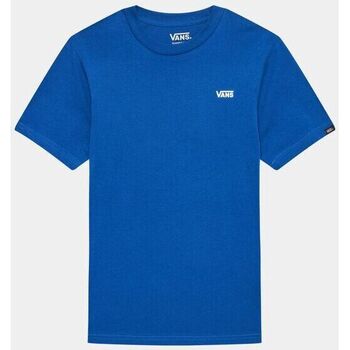 textil Niños Tops y Camisetas Vans VN0A4MQ3 CHEST TEE-BLUE Azul