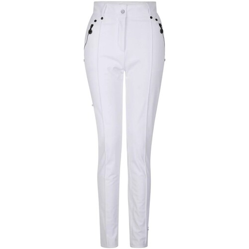 textil Mujer Pantalones Dare 2b Julien Macdonald Regimented Blanco