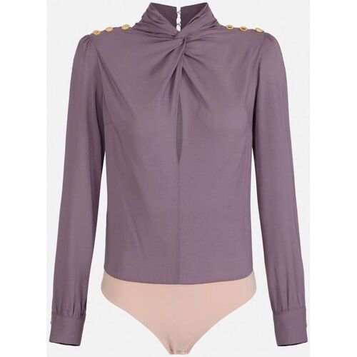 textil Mujer Camisetas sin mangas Elisabetta Franchi CB00537E2-BI3 Violeta