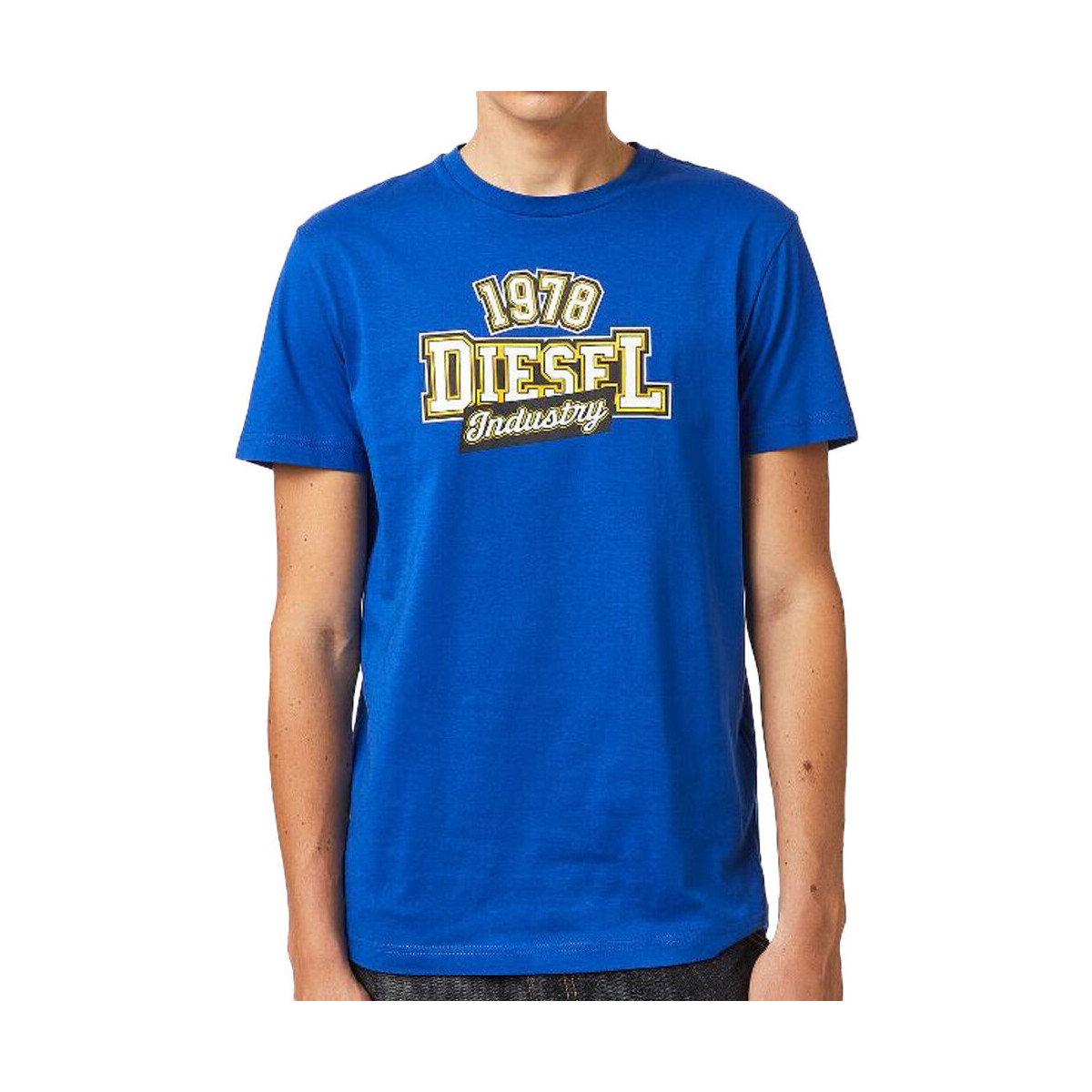 textil Hombre Tops y Camisetas Diesel  Azul