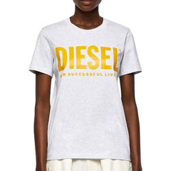 textil Mujer Tops y Camisetas Diesel  Gris