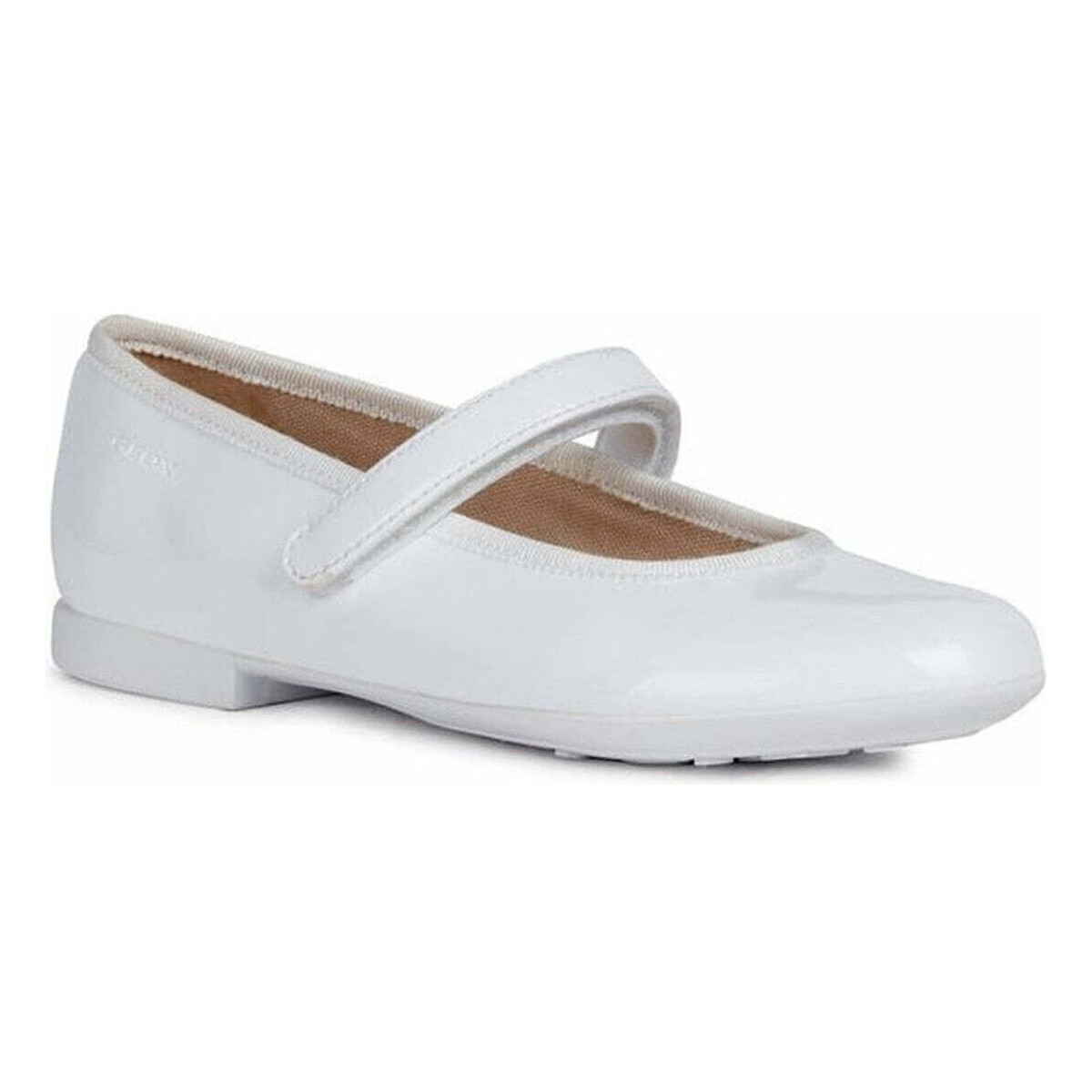 Zapatos Niña Bailarinas-manoletinas Geox  Blanco