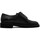 Zapatos Hombre Derbie & Richelieu Melluso Scarpe Eleganti Stringate Negro