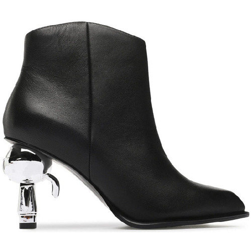 Zapatos Mujer Botines Karl Lagerfeld IKON HEEL SHORT ZIP BOOT KL39035 NEGRO Negro