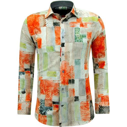 textil Hombre Camisas manga larga Gentile Bellini S De Hombre Estampados De Es Multicolor