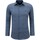 textil Hombre Camisas manga larga Gentile Bellini De Algodón Para Hombre Estampado Azul