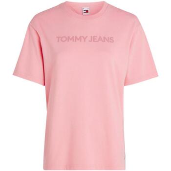 textil Mujer Camisetas manga corta Tommy Hilfiger DW0DW17363THA Rosa