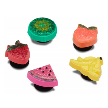 Crocs Sparkle Glitter Fruits 5 Pack Multicolor