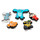Accesorios Niños Complementos de zapatos Crocs Jibbitz Disneys Pixar 5 pack Multicolor