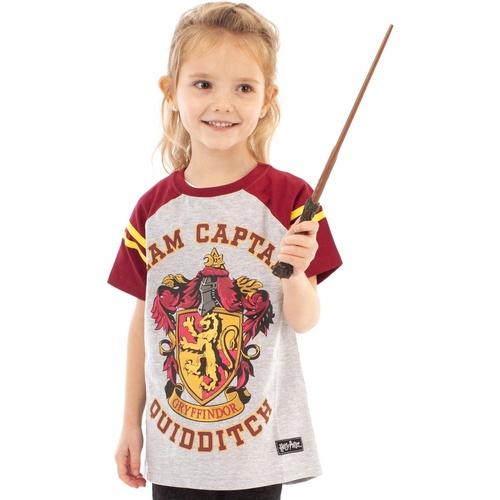 textil Niña Camisetas manga corta Harry Potter Quidditch Team Captain Rojo